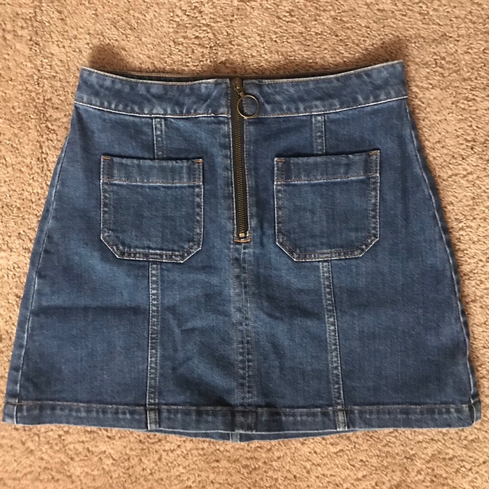 Madewell denim skirt